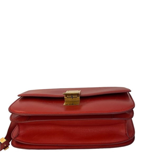 CELINE Goatskin Medium Classic Box Flap Bag Cinnamon - Picture 4 of 13